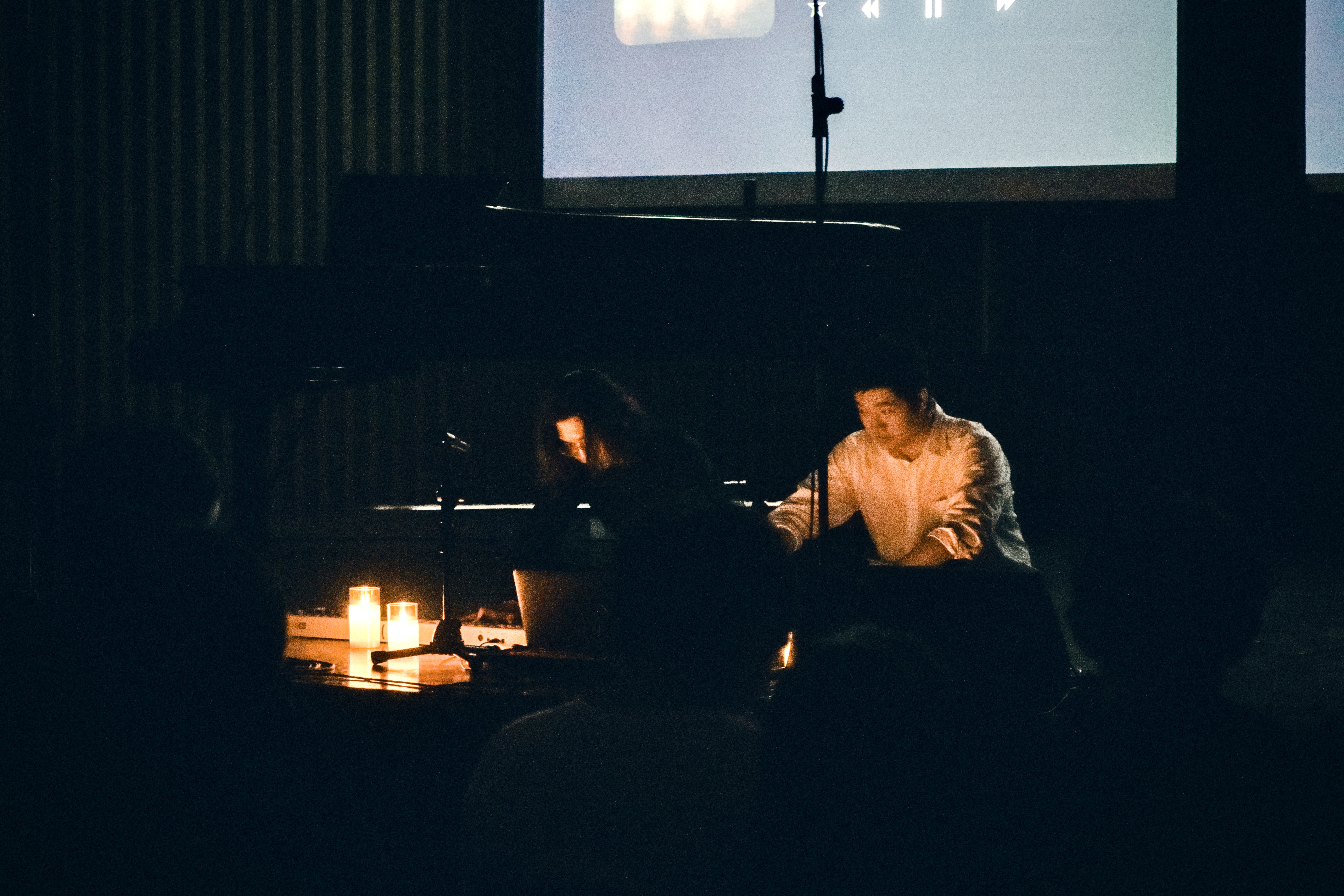 Live performance documentation of Thangka
